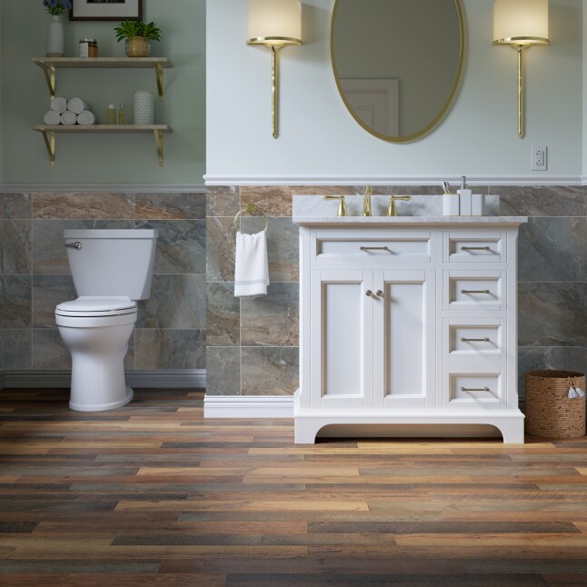 Style Selections Canyon Ridge Natural 12-in x 24-in Glazed Porcelain ...
