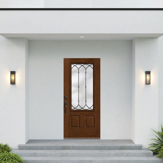 Therma-Tru Fiber Classic Montebello Entry Door 36-in x 80-in x 4-9