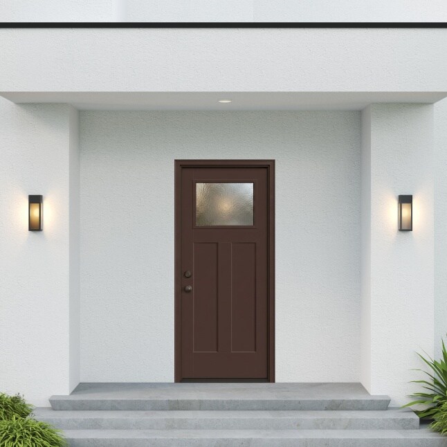 Masonite 32-in x 80-in x 4-9/16-in Fiberglass Right-hand inswing