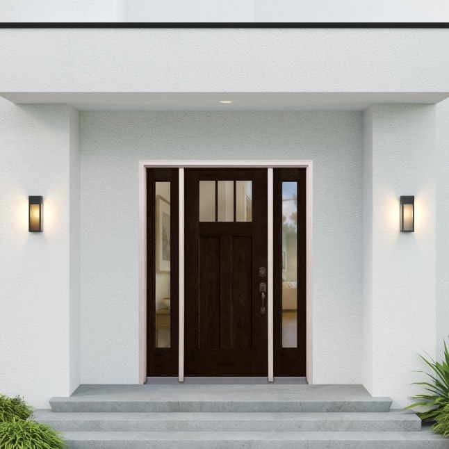 Therma-Tru Fiber Classic Entry Door 64-in x 80-in x 6-9/16-in