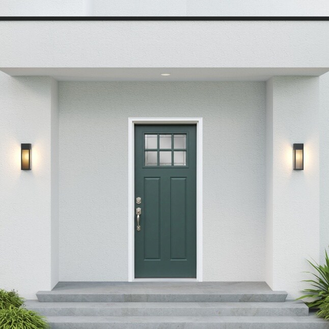 Masonite Steel Doors Series 32-in x 80-in x Steel Right-hand inswing ...