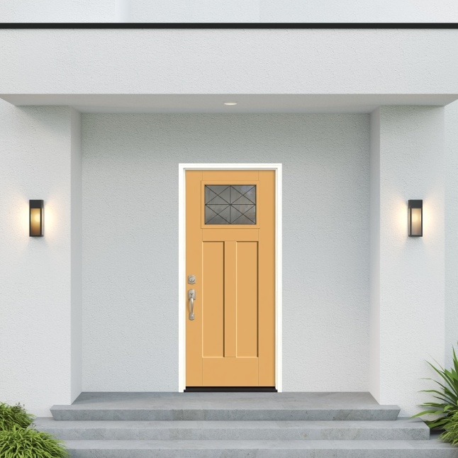 Therma-Tru Smooth Star Calix 36-in x 80-in x 4-9/16-in Fiberglass Right ...