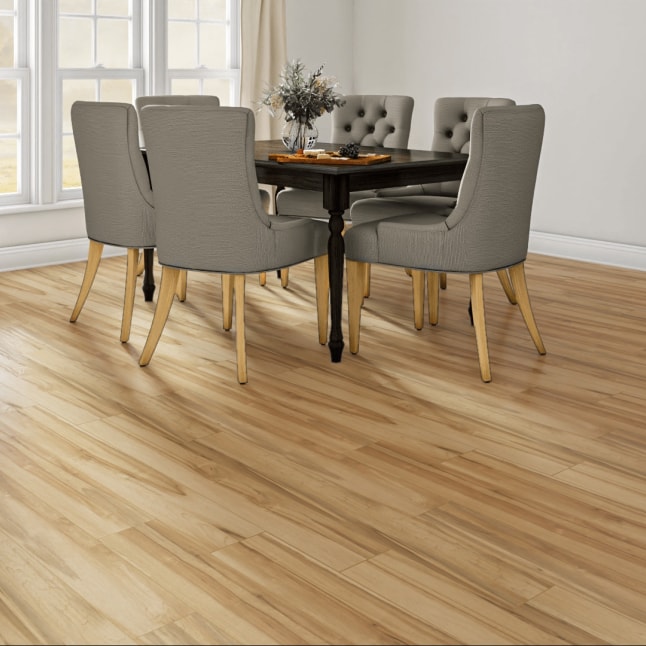 QuickStep Studio + Spill Repel Concord Maple 6.14-in W x 47.24-in L Smooth Wood Plank Laminate Flooring QuickStep Studio + Spill Repel Concord Maple 6.14-in W x 47.24-in L Smooth Wood Plank Laminate Flooring