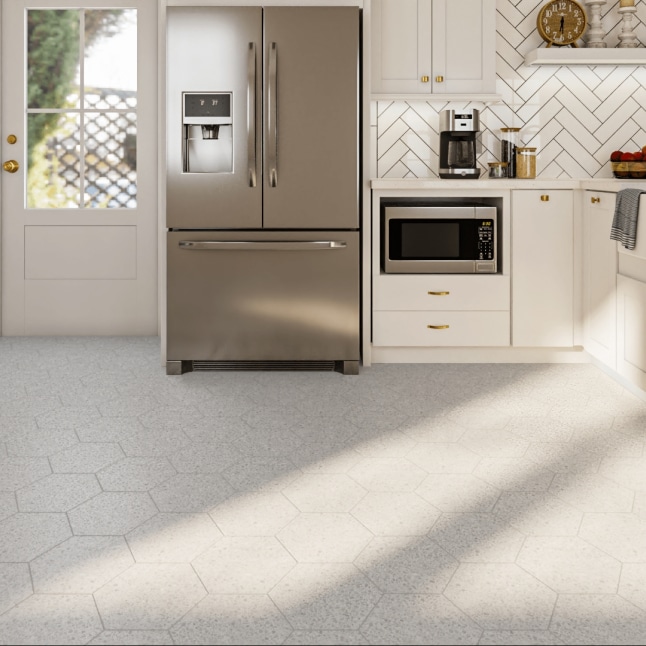 Satori Aurora Ash 8-in x 10-in Matte Porcelain Hexagon Floor and Wall Tile (0.44-sq. ft/ Piece)