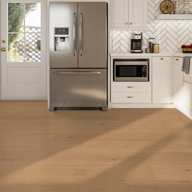 allen + roth Lakeview Victoria Wirebrushed Oak 1/2-in T x 9-1/2-in