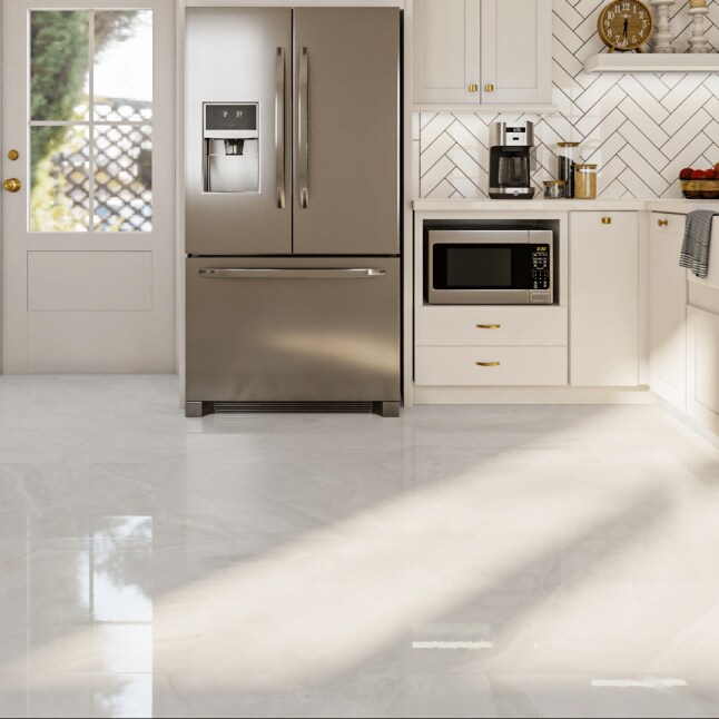Satori Regent Onyx Lumiere 24-in x 48-in Polished Porcelain