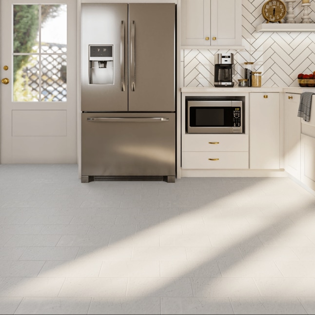 Style Selections Futuro White 6-in x 6-in Porcelain Tile Sample Style Selections Futuro White 6-in x 6-in Porcelain Tile Sample