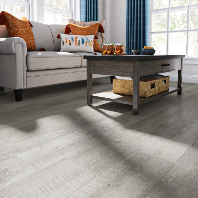 Mohawk Stone Range 7-3/4-in Wide x 4-1/2-mm Thick Waterproof Interlocking Luxury Vinyl Plank Flooring (18.22-sq ft)