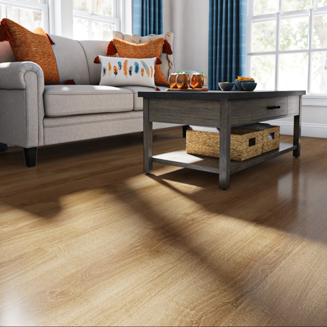 Pergo DuraCraft +WetProtect Elk Lodge Oak 7-1/2-in Wide x 6-mm Thick Waterproof Interlocking Luxury Vinyl Plank Flooring (17.43-sq ft) Pergo DuraCraft +WetProtect Elk Lodge Oak 7-1/2-in Wide x 6-mm Thick Waterproof Interlocking Luxury Vinyl Plank Flooring (17.43-sq ft)
