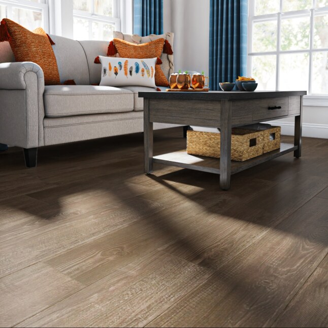 Pergo DuraCraft +WetProtect Heritage Point Pine 20-mil x 7-1/2-in W x 47-in L Waterproof Interlocking Luxury Vinyl Plank Flooring
