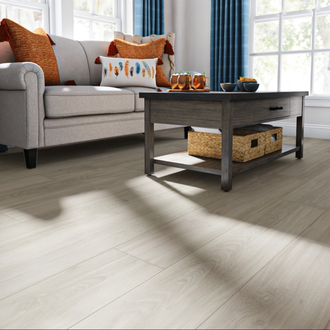 Mohawk Tybee Island 7-3/4-in Wide x 4-1/2-mm Thick Waterproof Interlocking Luxury Vinyl Plank Flooring (18.22-sq ft) Mohawk Tybee Island 7-3/4-in Wide x 4-1/2-mm Thick Waterproof Interlocking Luxury Vinyl Plank Flooring (18.22-sq ft)