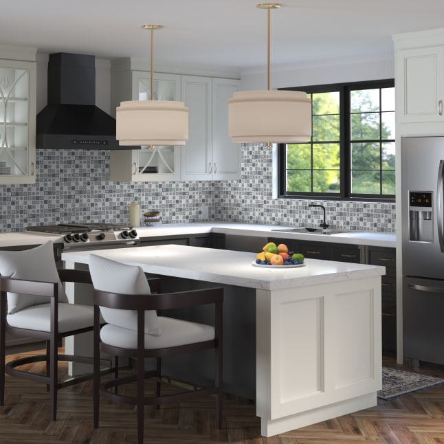 American Olean VitaScape Midnight Satin 12-in x 12-in Satin