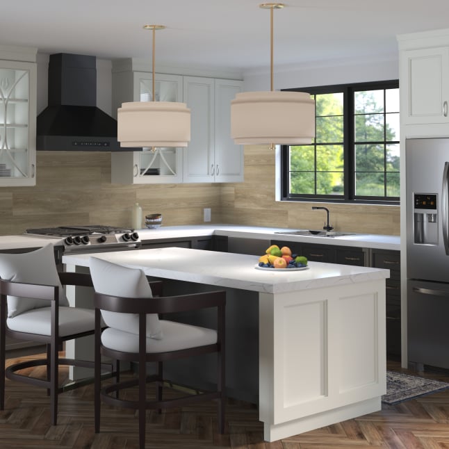 allen + roth nia Teak 8-in x 48-in Matte Porcelain Wood Look Floor