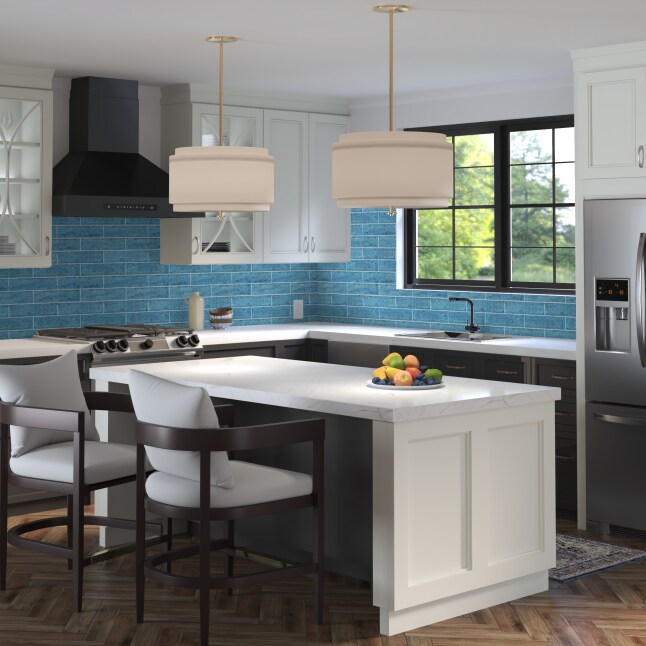 Artmore Tile Citadel Denim 3-in x 12-in Polished Ceramic Subway