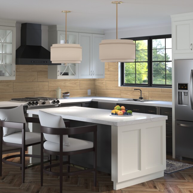 allen + roth Maui Honey 8-in x 32-in Matte Porcelain Wood Look