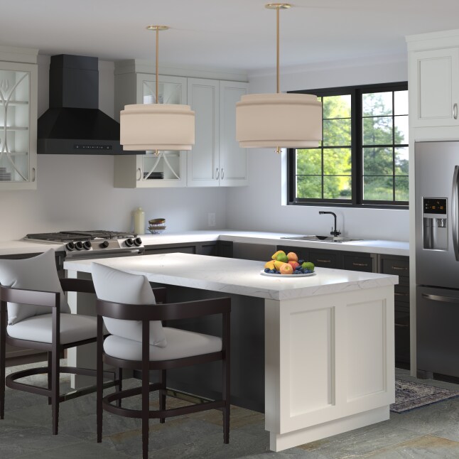 allen + roth Quartziti Sunset 12-in x 24-in Matte Porcelain Stone