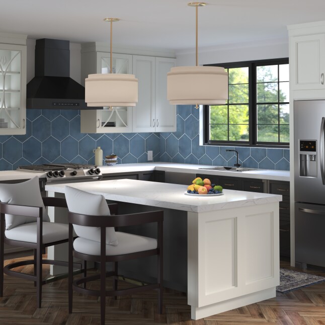 Artmore Tile Storm Hex Blue Ocean 8-in x 10-in Matte Porcelain