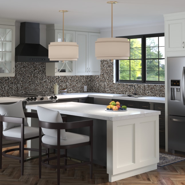 Artmore Tile Shards Terrazzo Nero 8-in x 8-in Matte Porcelain