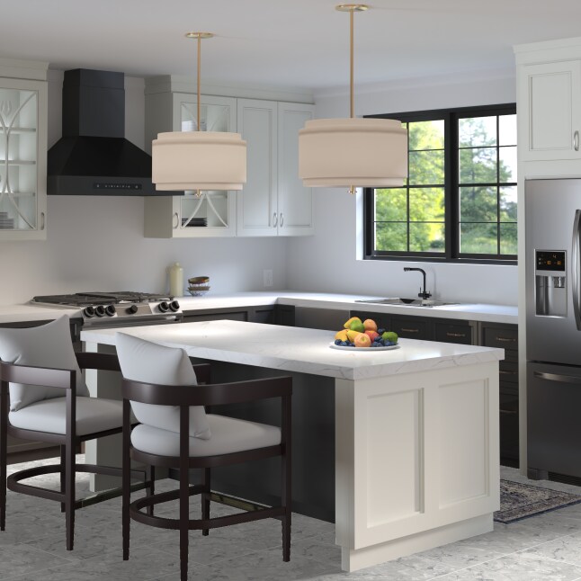 Origin 21 Marina Grey 12-in x 24-in Polished Porcelain Marble Look