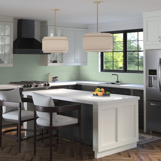 Affinity Tile (Sample) Metro Penny Matte Light Green 6-in x 6-in