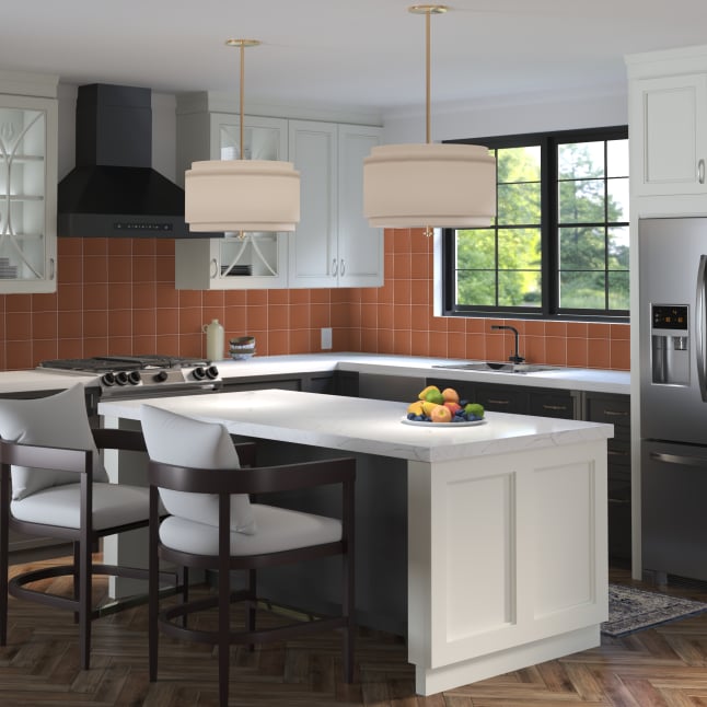 Affinity Tile (Sample) Quarry Red 6-in x 6-in Satin Ceramic Floor