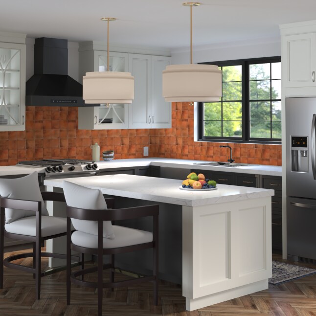 Smart Tiles Zellige Safi Orange 9-in x 9-in Glossy Resin Uniform