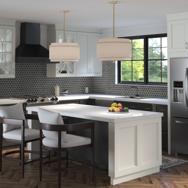 STAINMASTER Emperor Ash 10-in x 12-in Matte Ceramic Hexagon Marble