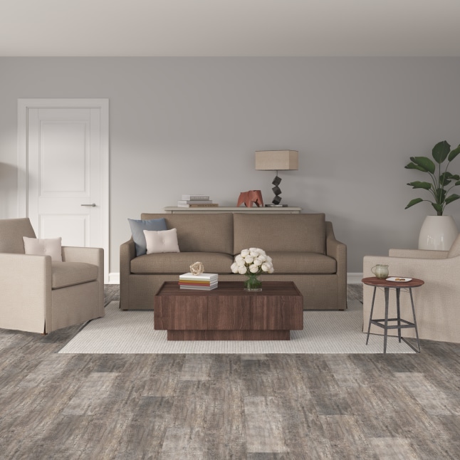 Achim Flex Flor Gray 19.7-mil x 9-in W x 48-in L Waterproof Loose