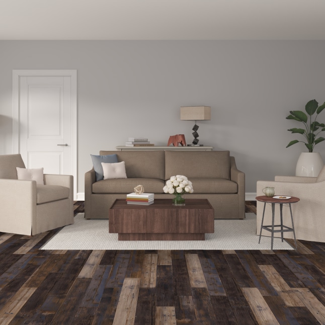 Deco Products Colors Samba High Variation Brown 8-mil x 6-in W x