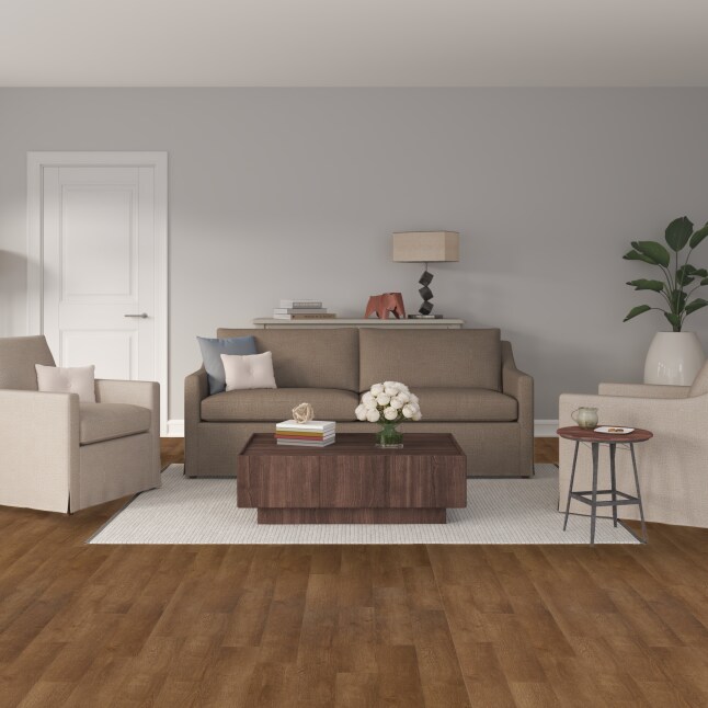 Style Selections Tawny Oak Brown 6-mil x 6-in W x 36-in L
