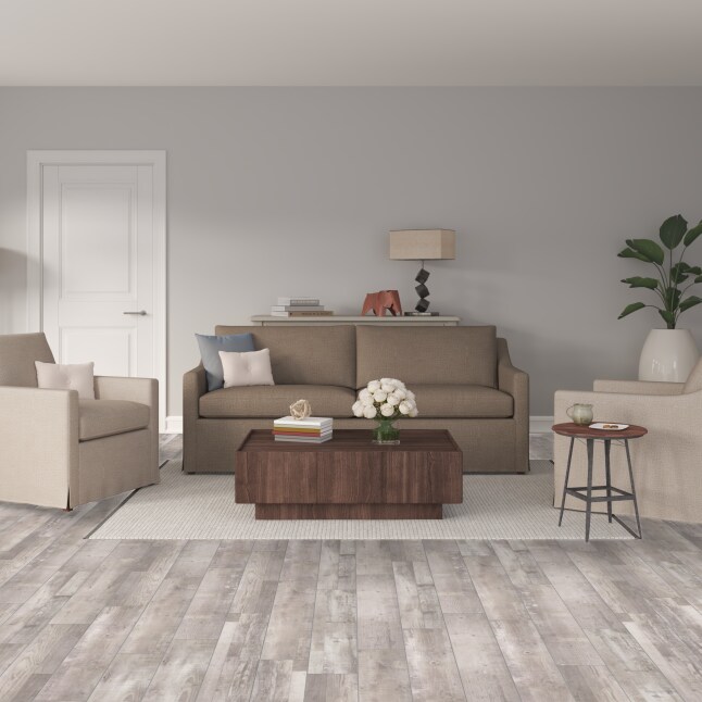 CALI Mute Step Gray Ash 20.0-mil x 7-in W x 48-in L Waterproof