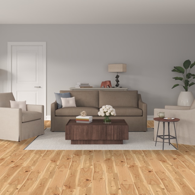 Bruce Forest Rain Natural Hickory 7-7/16-in W x 1/4-in T x Varying