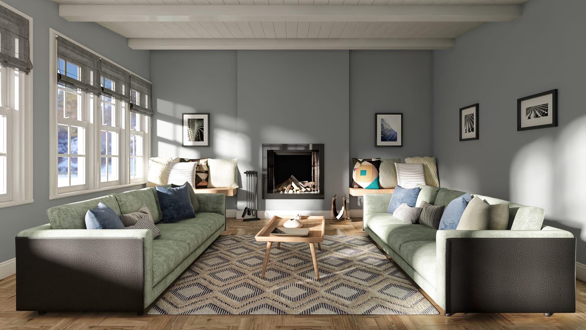 Living Room African Gray Sherwin Williams