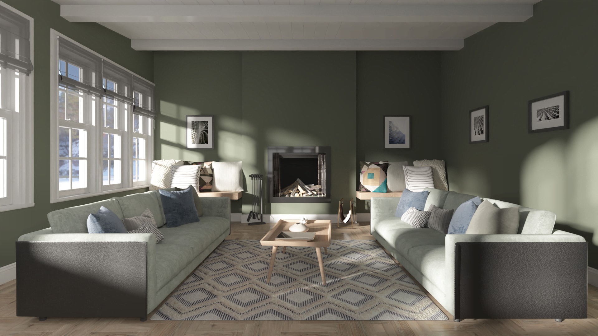 living room villa grey valspar